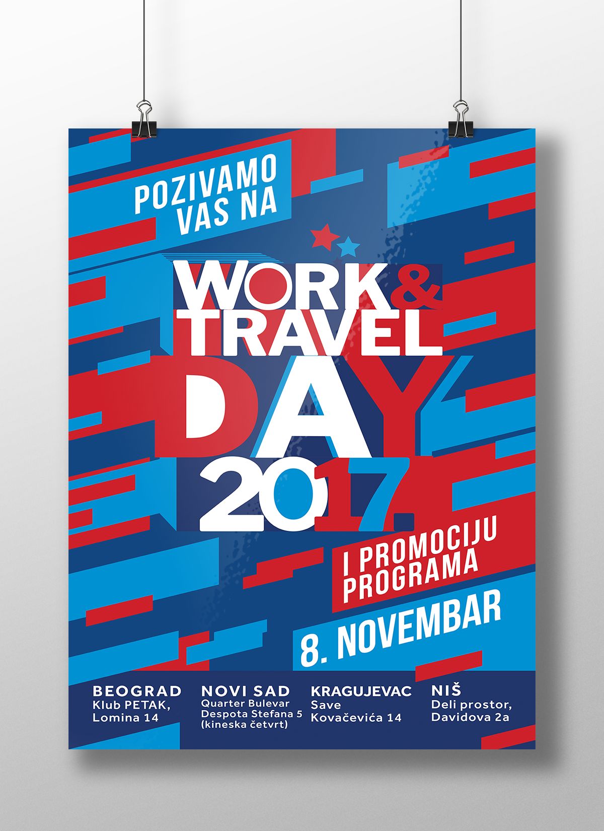 Work & Travel, dizajn plakata